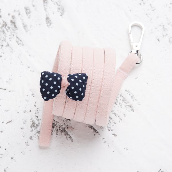 Pet Supplies Cute Dots Cat Harness Bow Tie Adjustable Pet Chest Back Strap Traction Cotton Cat Dog Harness Leash Set