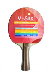 China Laminated Color Handle Paddles, Reverse Rubber Sponge Plywood Rackets Play Rackets wholesale
