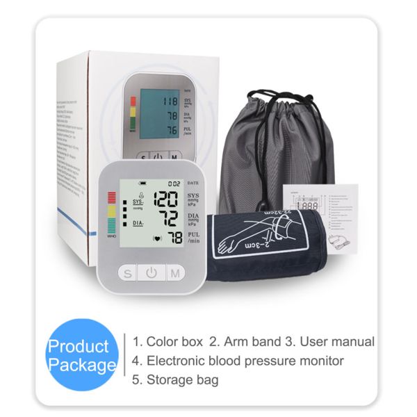 Long Cuff Automatic BP Machine Arm Style Electronic Bp Instrument