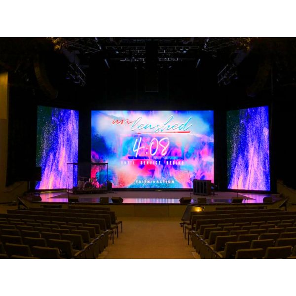 RS-B Series High Refresh Rate High Contrast LED Indoor Rental Screen For Banquet Hall