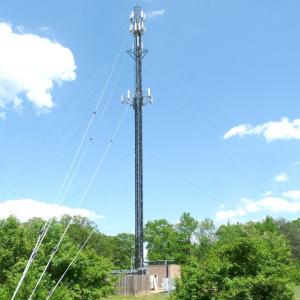 China High Mast 30m 60m Guyed Wire Telecom Steel Tower For Communication wholesale