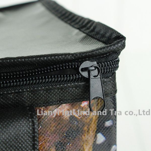 Customized Non Woven Soft Insulated Cooler Bag , Insulated Lunch Bags For Adults