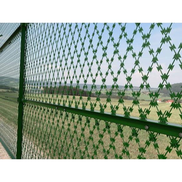 BTO-22 Welded Razor Ribbon Mesh Panel Anti Climb Razor Blade Fencing