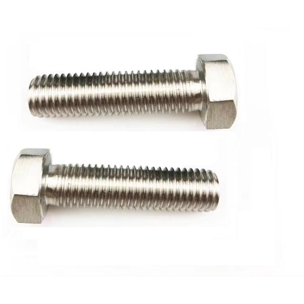 Custom C276 Hastelloy Hex Head Bolt Corrosion Resistant Natural Finish Non Standard