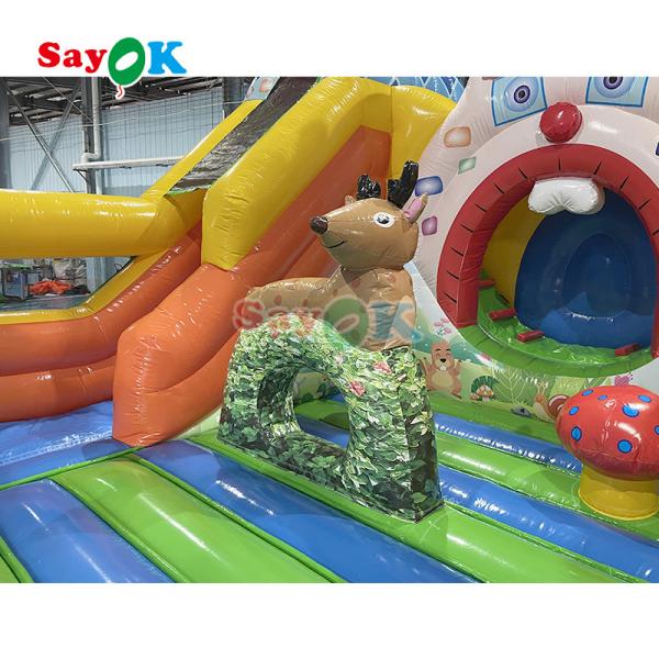 Customizable Inflatable Jumping Castle Slide For Amusement Park