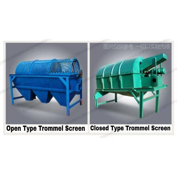 Compact Structure Rotary Trommel Screen High Rotation Speed 8-20 R/Min