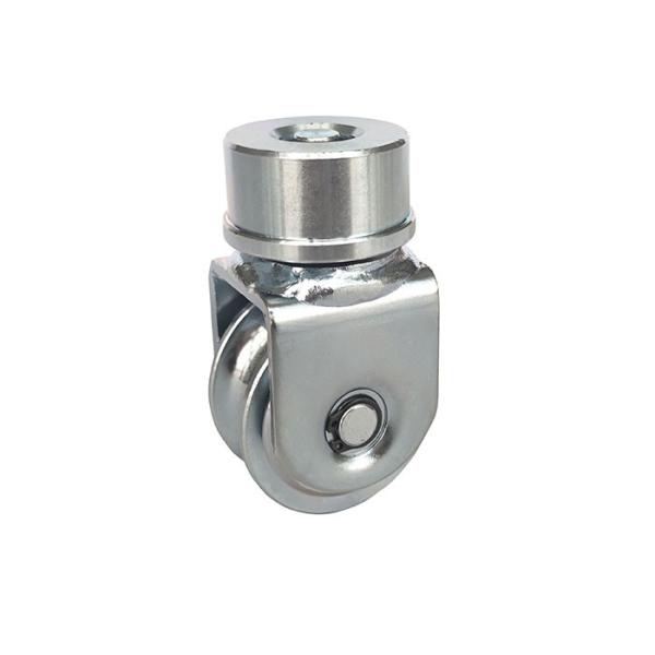 1320Lbs U groove v type sliding gate roller steel wheel and track 360 degree 60mm 80mm