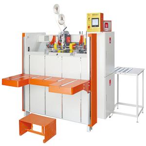 China 3mm Cardboard Semi Automatic Stitcher With Counting And Stacking Function wholesale
