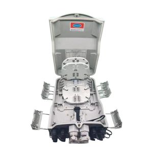China 8 cores or 16 cores ABS gray 2 in 4 out optical terminal box for IP55 protection wholesale