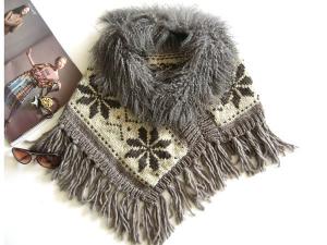 China Knit Shawls, Hand Crochet Shawls, Hand Knit Neck Warmers,Knit Ponchoes wholesale