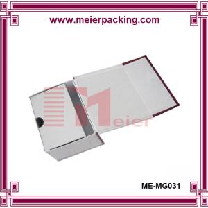 China MATTE WHITE HINGED RIGID PAPER GIFT BOX / China Packaging Boxes for sale with 350g paper tray on sale