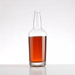 China 100ml 375ml 500ml 750ml Liquor Glass Bottle for Vodka Gin Whiskey Rum with Cork for sale