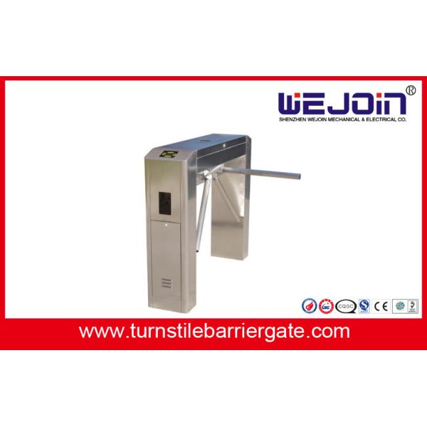 RFID Card Pedestrian Barrier Turnstile Gate Automatic With Traffic Light Indicator
