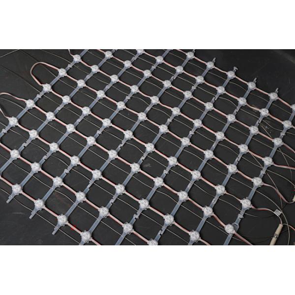 Flexible LED Mesh Display P100 IP67 Waterproof RGB LED Mesh Screen For Glass Curtain Building