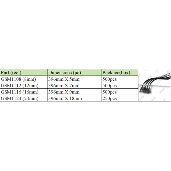 SMT Silver Splice Anti-static Cover Tape Extender GSM11 Series