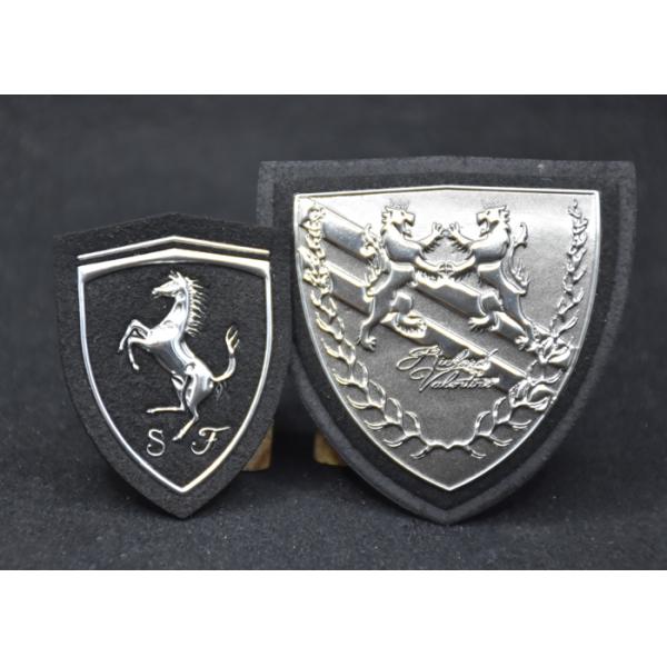 custom embossed labels Brand Name Fabric Badges For Clothes