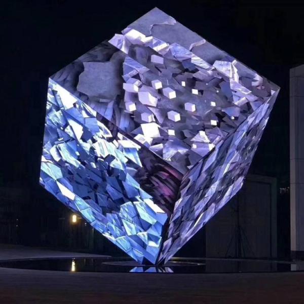 Custom Rubik's Cube Display LED Special-shaped Screen LED Stereo Full Angle Display