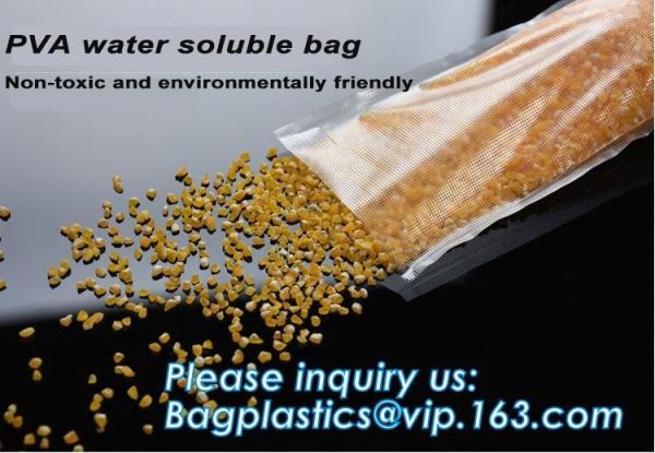 100% China Manufacture Eco-friendly Pva Water Soluble Liquid Detergent, Dissolvable laundry bag eco-friendly water solub