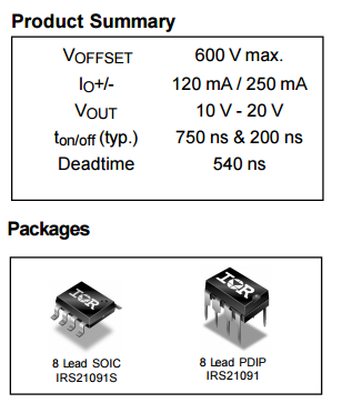 HALF bridge rectifier diode DRIVER , bridge rectifier circuit IRS2109