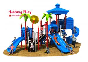 China Vivid Color Image Kids Plastic Slide , Shopping Mall Outdoor Play Slide 32m³ on sale