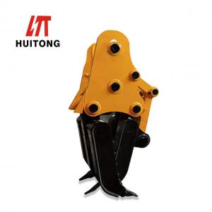 China Non Rotatable Excavator Mechanical Grapple Tough Material High Working Strength wholesale