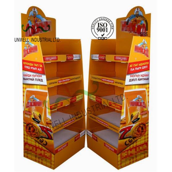 Custom Retail Store Cardboard Display Stands With CMYK Full Color Printing