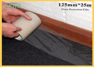 China 125mm Width Floor Protection Film Anti Dirt Against Wall Painting wholesale