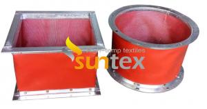 China Flexible Thermal Fireproof Material Pu Coated Fiberglass Fabric flexible duct connector on sale
