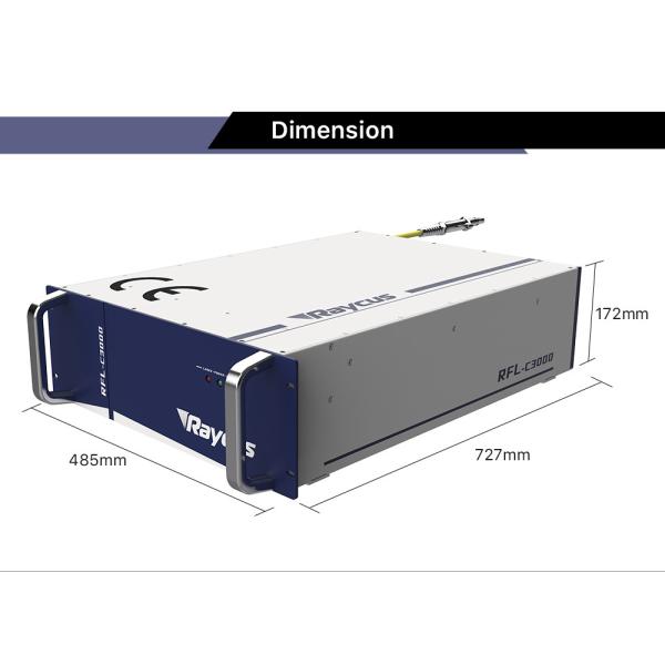 Original Raycus 3000W Laser Source RFL-C3000S CW Fiber Laser for 1064nm Fiber Laser Cutting Machine