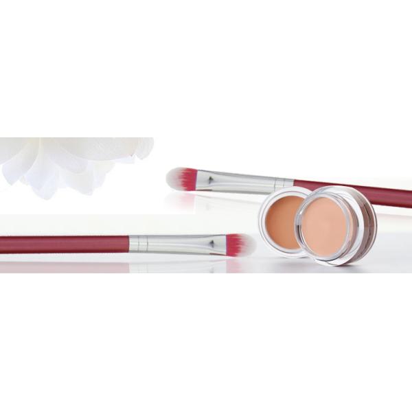 Travel Size Red Synthetic Concealer Blending Brush For Eyeshadow Makeup