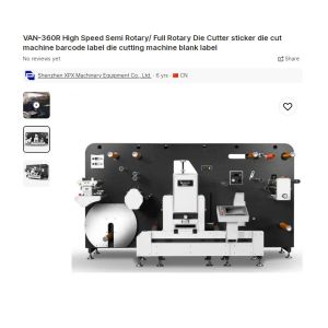 Buy cheap Auto Sticker Label Die Cutting Machine 40A 380V High Speed Rotary Die Cutter from wholesalers