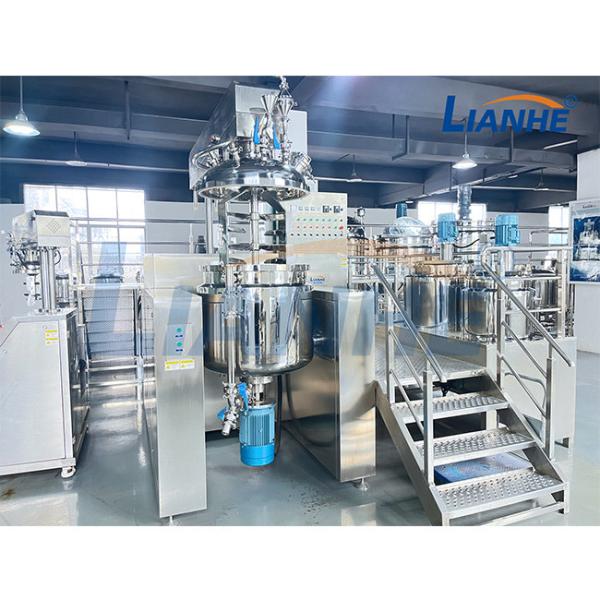 Touch Screen Emulsifier Mixer Machine 200L Vacuum Circulation Homogenizer Cosmetic Making Mixer