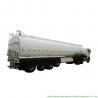 45m3 Aluminum Tank Semi Trailer Tri Axle For Diesel ,Oil , Petrol , Fuel Transport for sale