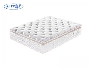 China 14 Inch Queen Hotel Bed Mattress With Memory Foam Topper on sale