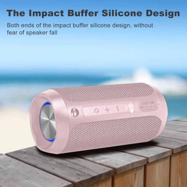 RGB Lights IPX7 Waterproof Wireless Speaker Portable For Pool