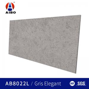 China Polished Grey 3200*1600MM Calacatta Quartz Stone For Fireplace Surround / Shower Stall wholesale