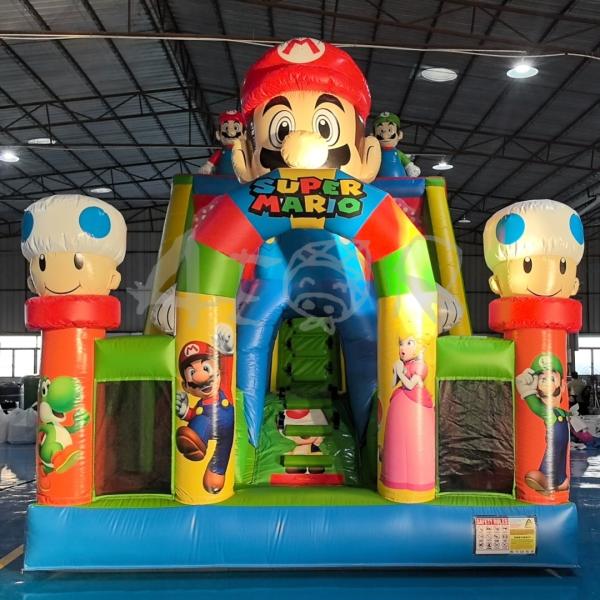 Kids Ondoor Inflatable Amusement Theme Park With Obstacle Courses Inflatable Playground Fun City