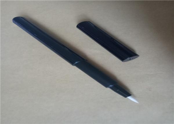 Quality Simple Style Felt Tip Eyeliner With Steel Ball , Black Pencil Eyeliner Plastic Material for sale