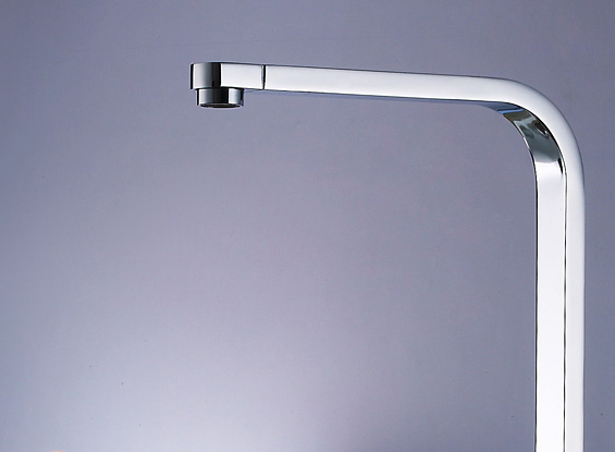 Square Seven Shaped Flat Tube ODM Kitchen Sink Faucets