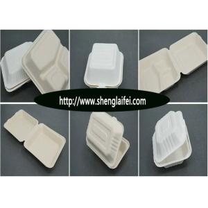 3-compartment biodegradable frozen delivery food packaging container