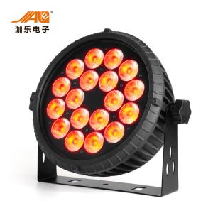 Buy cheap 18x18w RGBWA UV 6 In 1 LED Flat Par Light High Brightness DMX Control from wholesalers