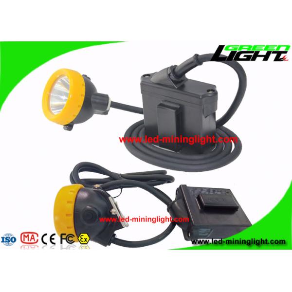 7.8 Ah High Beam Coal Miners Headlamp IP68 Waterproof With Rechargeable Li - Ion Battery