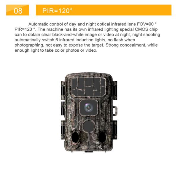 46m Hunting Game Camera 0.3 Second 30fps Wifi Bluetooth Trail