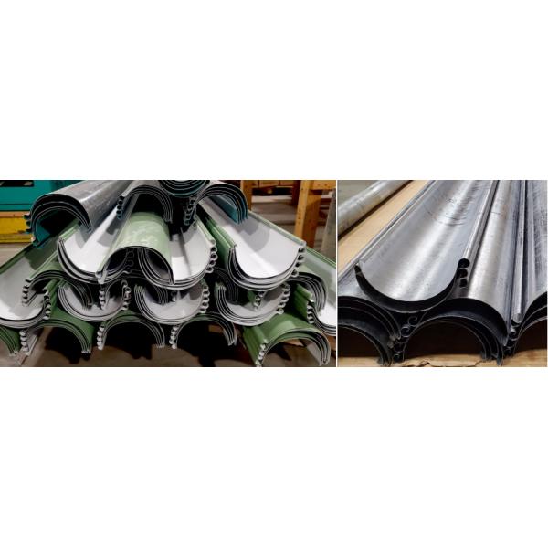 Half Round Down Spout Machine Rain Gutters Rolling Forming