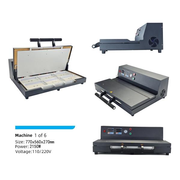 A3 A4 A5 3D Sublimation Heat Press For 3D Phone Cases Printing