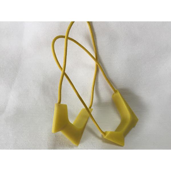Customized Shape Plastic Zipper Puller , Outdoor Zipper Slider Puller