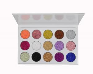 China Private Label Eyeshadow Palette 15 Color Glitter Eyeshadow Pressed Glitter wholesale