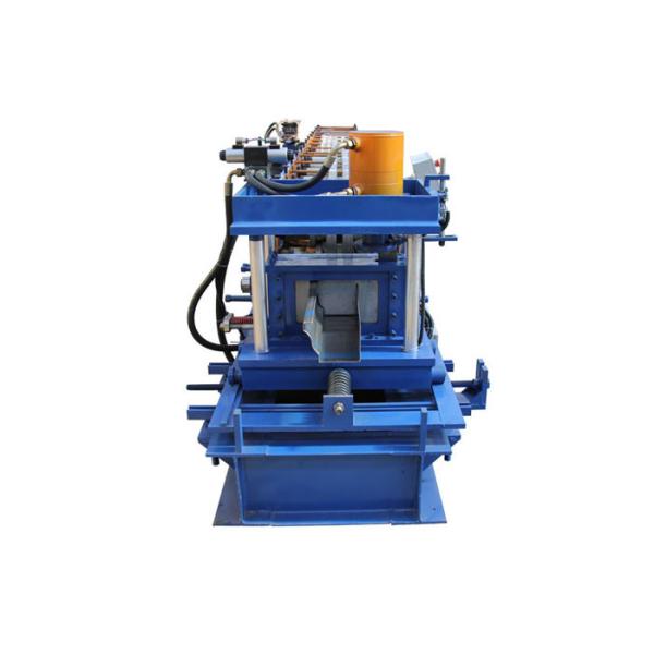 Power 5.5 KW Seamless Aluminium Gutter Machines , Gutter Rolling Machine Customized Color
