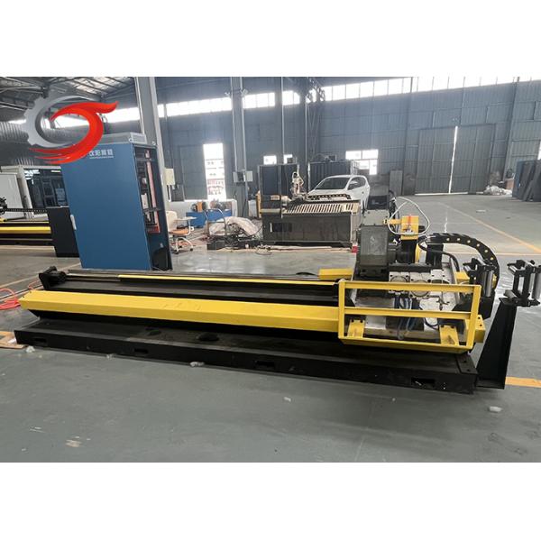 Two Blade 15kw Cold Saw Pipe Cutting Machine Low Noise CNC Cold Saw