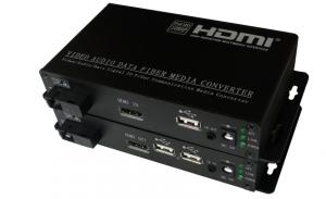 China HDMI with USB keyboard and mouse over fiber extender,HDMI with USB,IR control to fiber wholesale